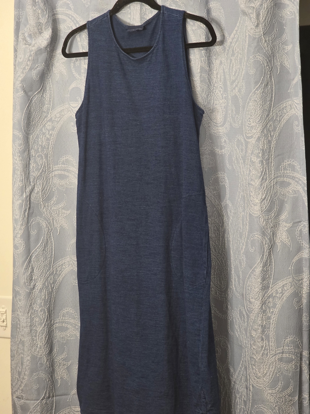 J. Jill Sleeveless Dark Navy Midi Tank Dress